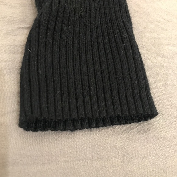 Black mock turtle with cut out sweater - Picture 6 of 10